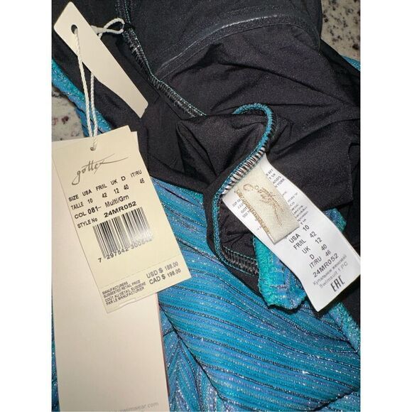 Gottex womens Martini Off Shoulder One Piece - Picture 4 of 5